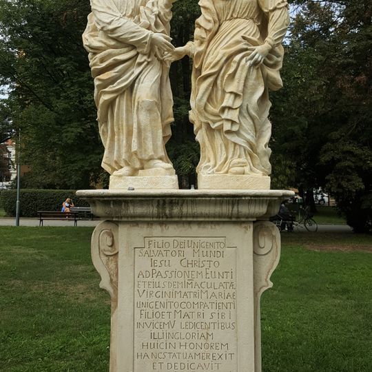 Sousoší Loučení Krista s Pannou Marií