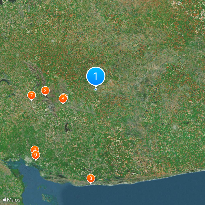 Coronel Pringles Map