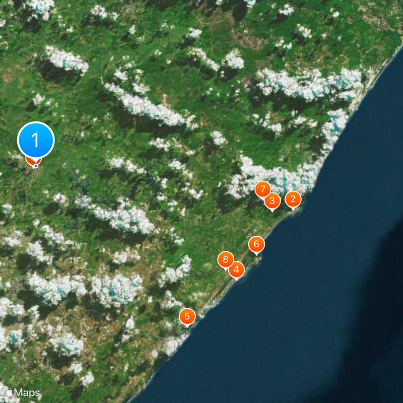 Mata de São João Map