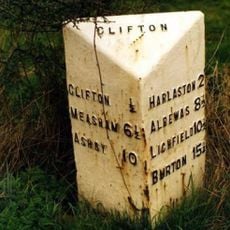 Milepost At Ngr Sk 2477 1091