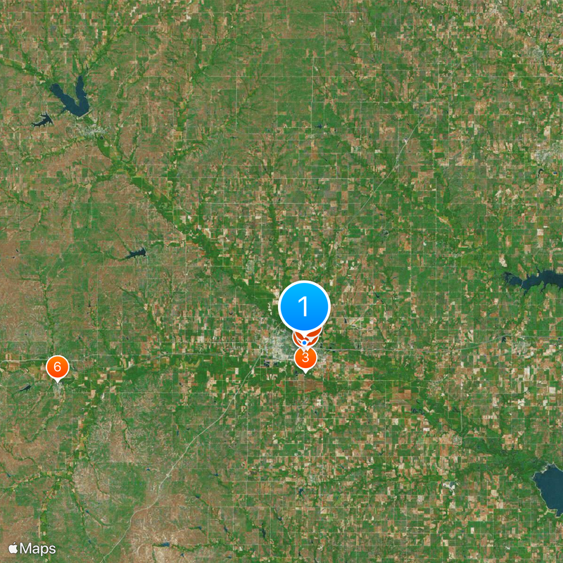 Emporia State University Map