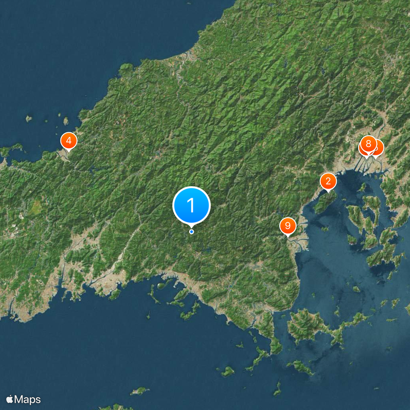 Suō Province Map