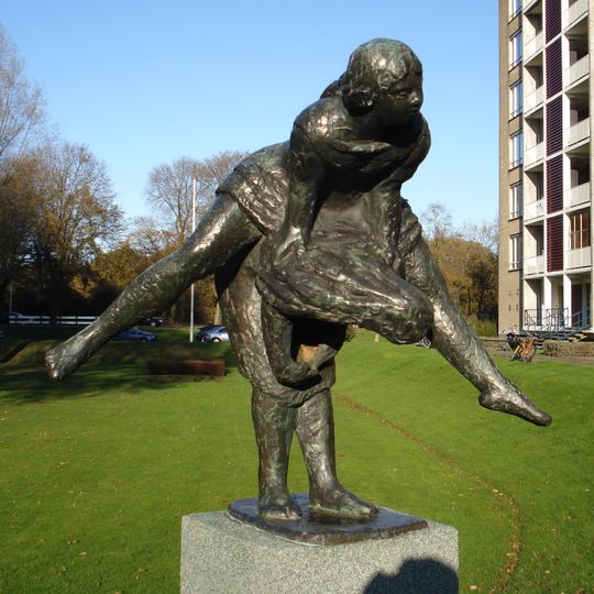 Bokspringende meisjes