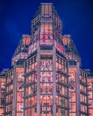 At night 0