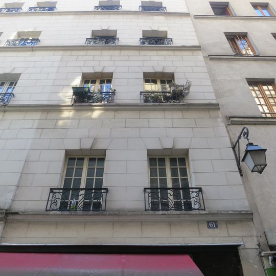Immeuble, 61 rue Saint-Martin