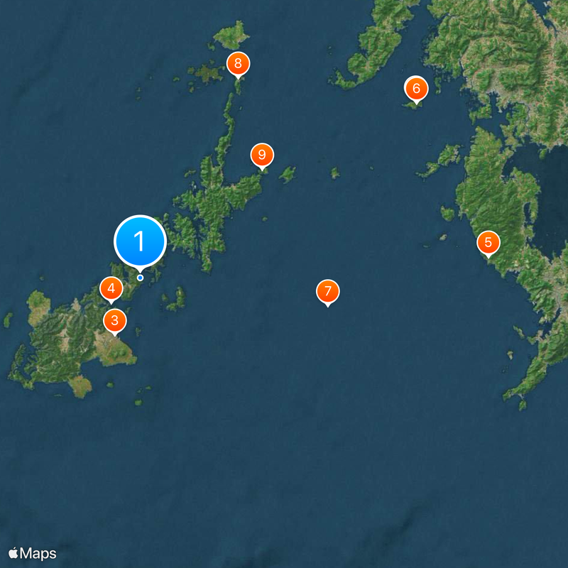 Hidden Christian Sites in the Nagasaki Region Map