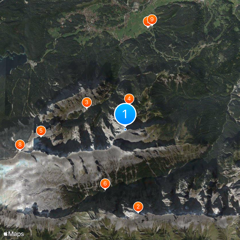 Alpspitze Mappa