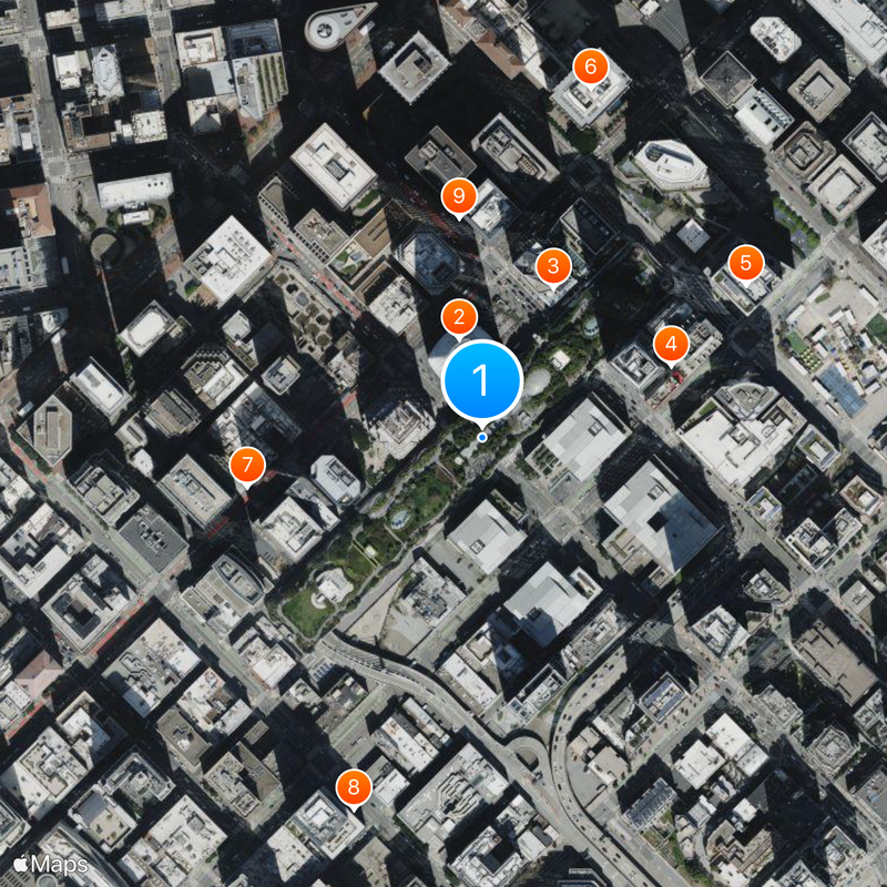 Transbay Transit Center Map