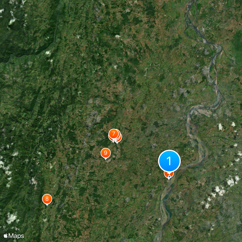 Puerto Triunfo Map