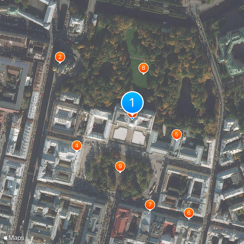 Pałac Michajłowski Mapa