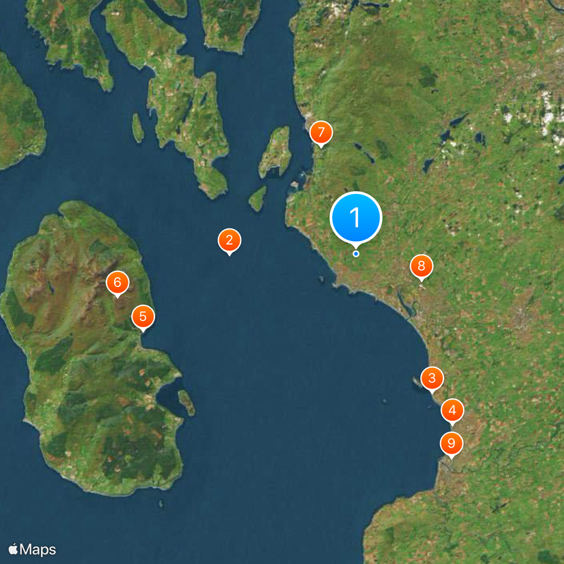 North Ayrshire Carte