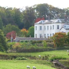 Garden Wall, With Statues And 2 Sets Of Gate Piers, Adjoining To East Of Lartington Hall