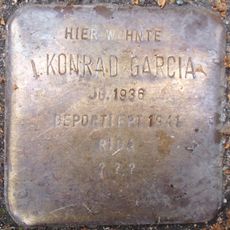Stolperstein à la mémoire de Konrad Garcia