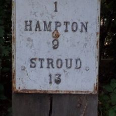 Milepost, by "Bailey Lodge" opp. Deer Park School