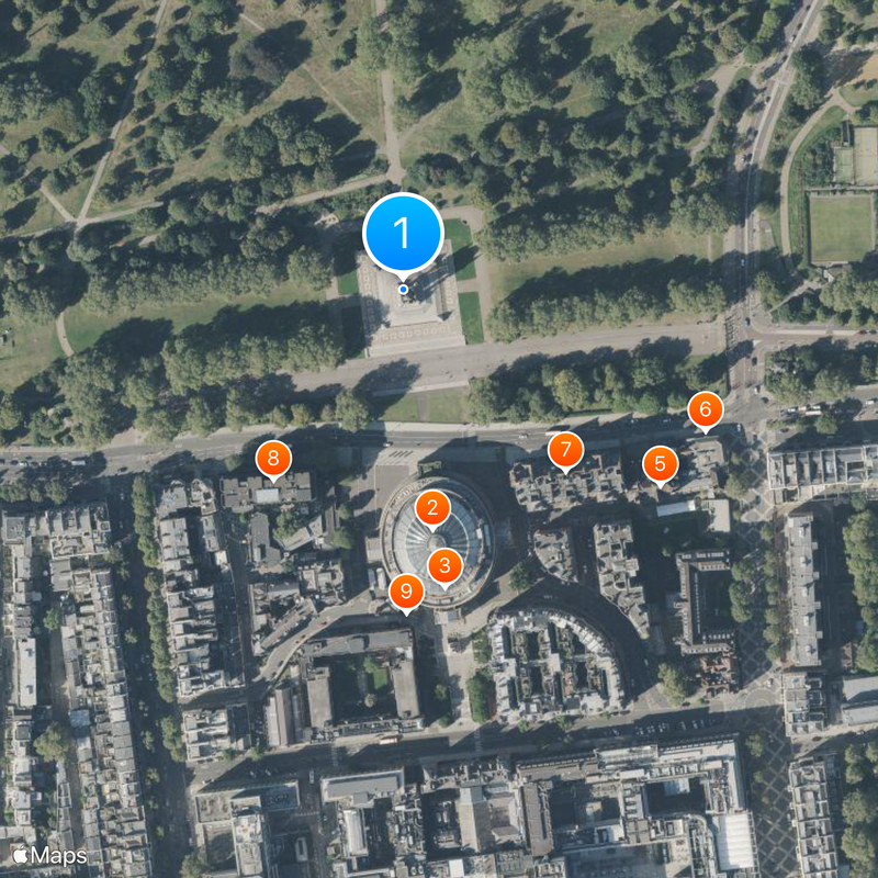 Albert Memorial Mapa