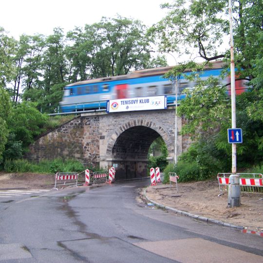 South railway bridge over Za elektrárnou street