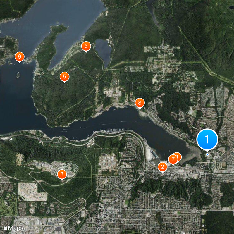 Port Moody Map