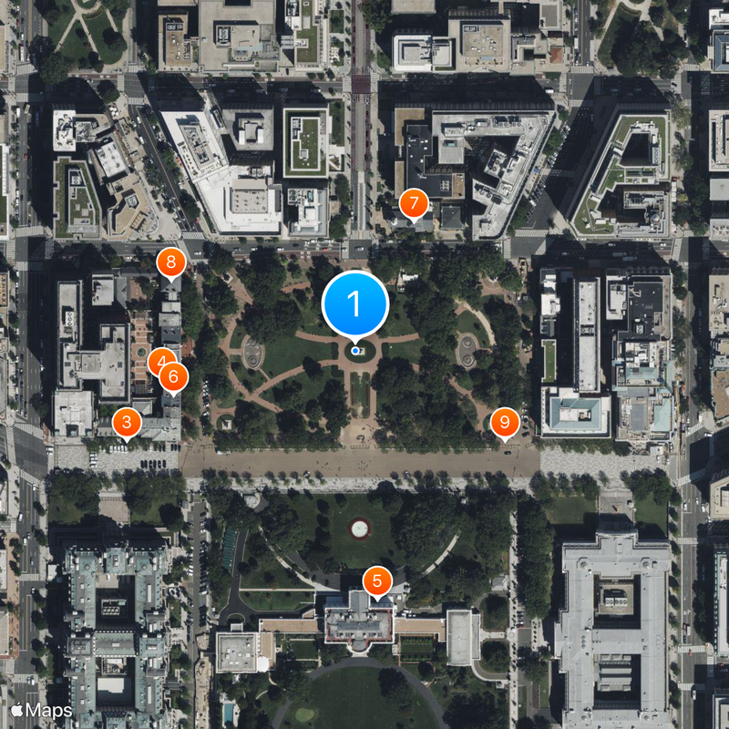 Praça Lafayette Mapa