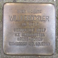 Stolperstein en memoria de Willi Bröckler