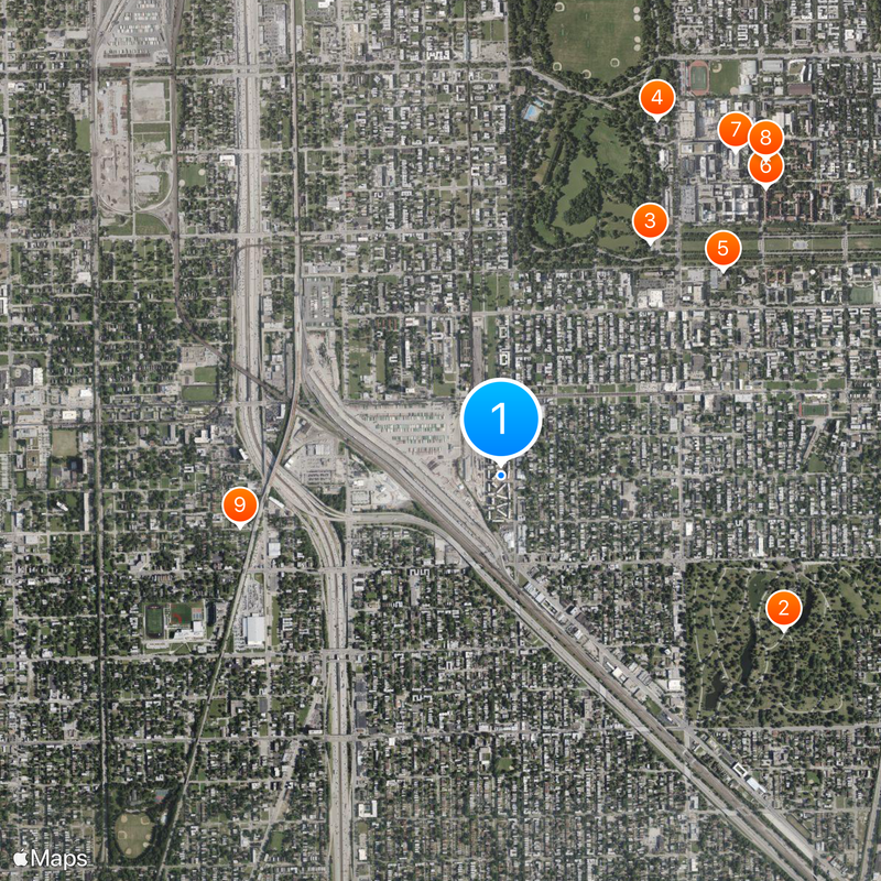 Parkway Gardens Apartment Homes Mappa