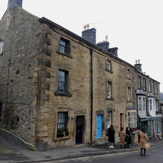 1820 Cottage Spire and Hillside Cottage and railings to Hillside Cottage