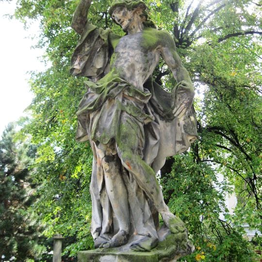 Sochy Krista a svatého Jana Nepomuckého