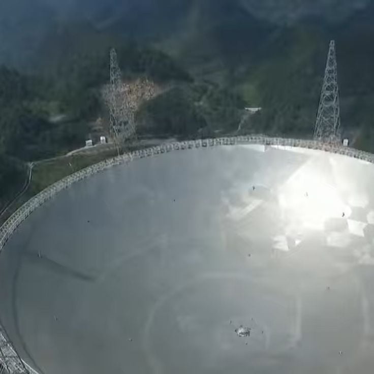 Five hundred meter Aperture Spherical Telescope