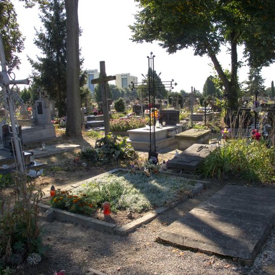 Cmentarz parafialny – część północna; ogrodzenie z bramą, mur./met.