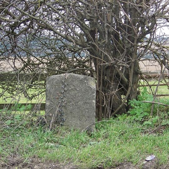 Milestone, Amesbury Road; 100m S Stratford turn