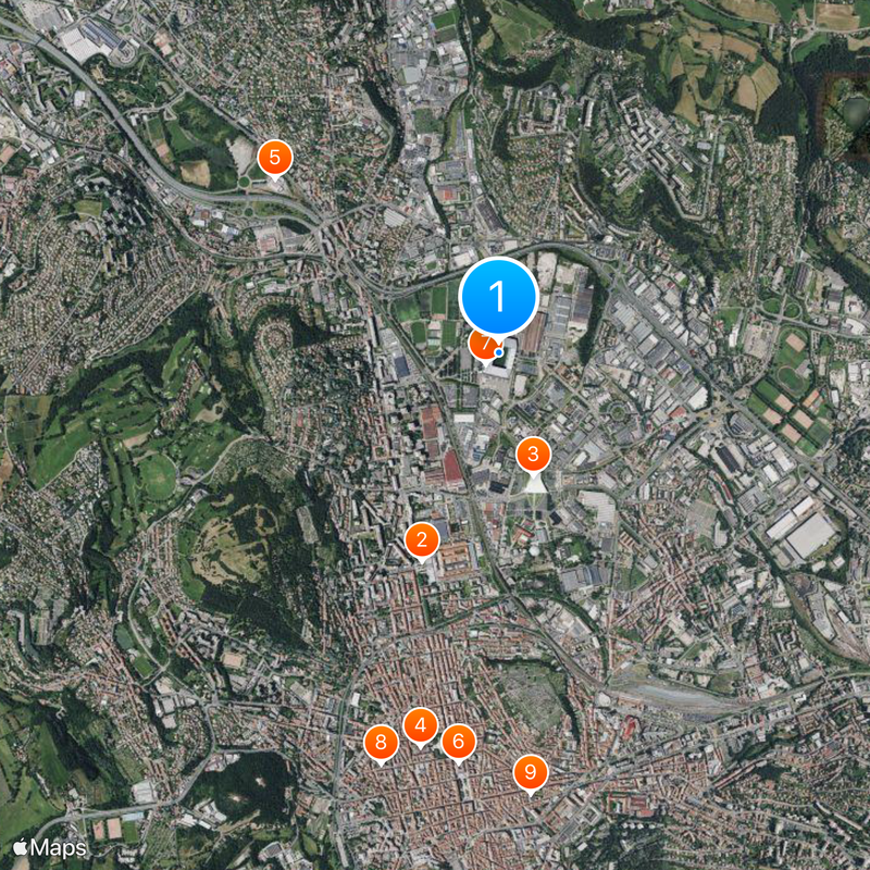 Stade Geoffroy-Guichard Carte
