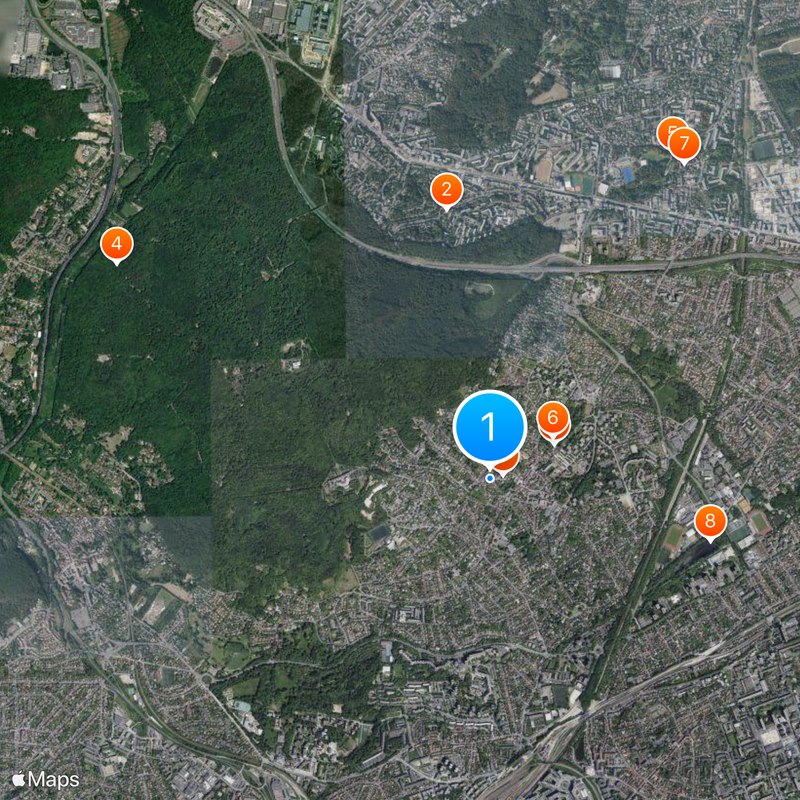 Verrières-le-Buisson Mappa