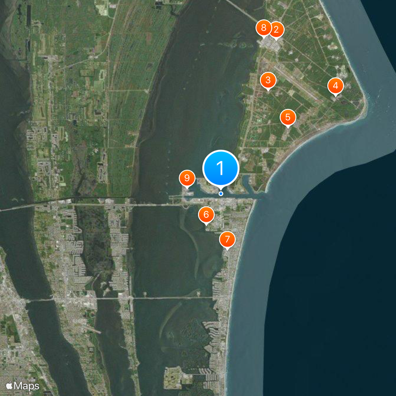 Port Canaveral Map