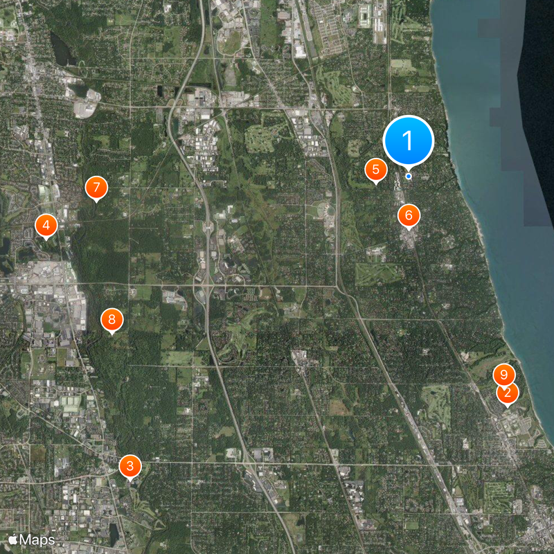 Lake Forest High School Map
