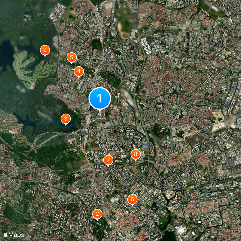 Raffles Institution Map
