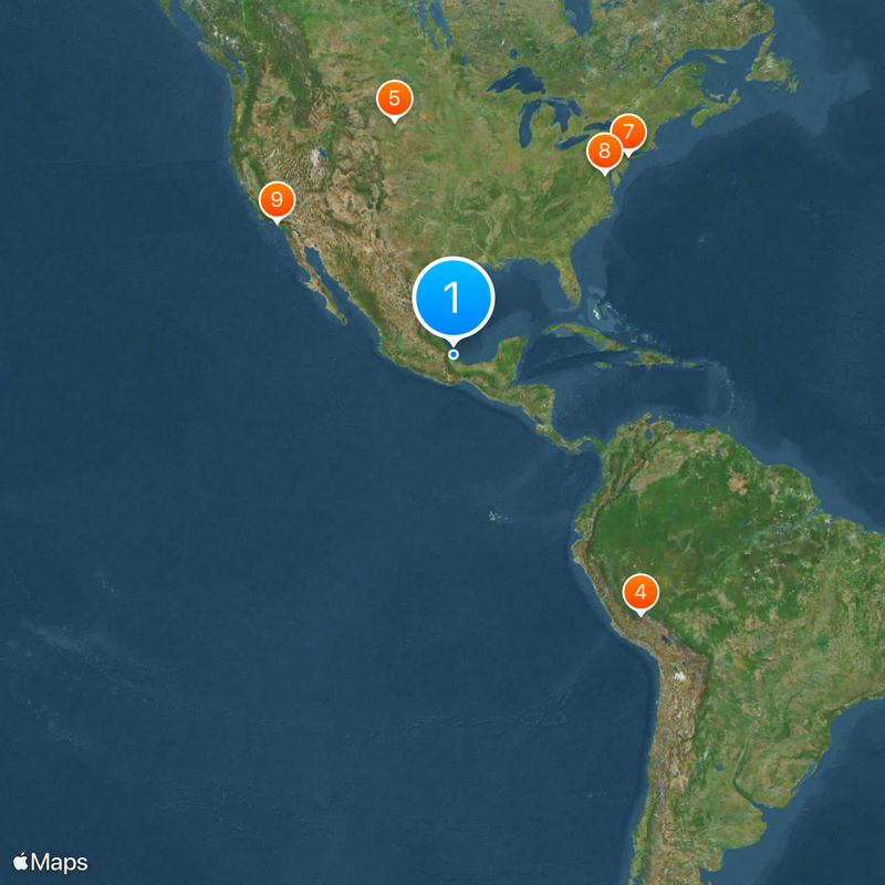 Americas Map