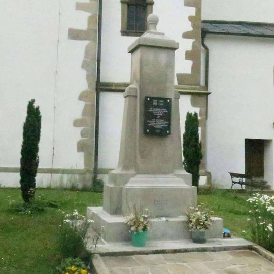 World Wars memorial in Frymburk