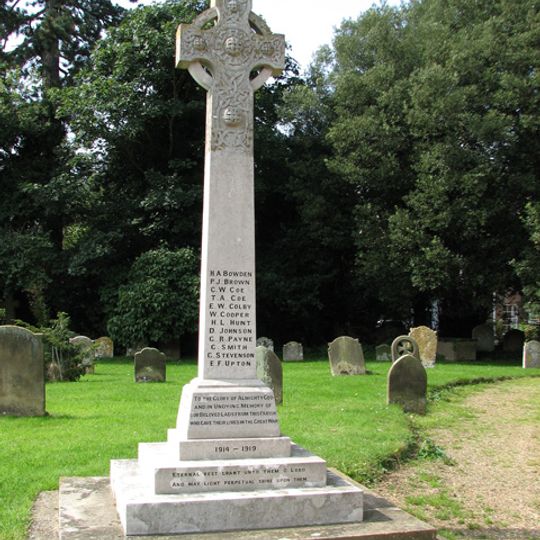 Scarning War Memorial Cross