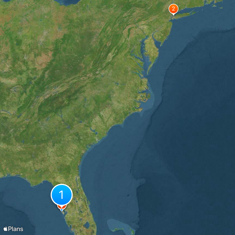 Clearwater Beach Carte