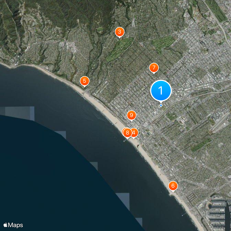 Santa Monica Mapa