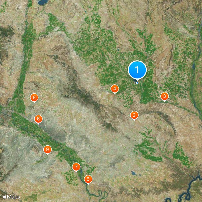 Monegros Map