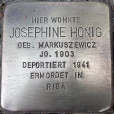 Josephine Honig geb. Markuszewicz