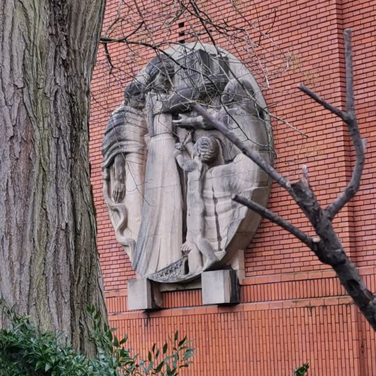 George Eastman offrant à la France l'institut de stomatologie qui porte son nom