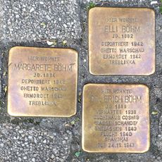 Stolperstein dedicated to Elly Böhm