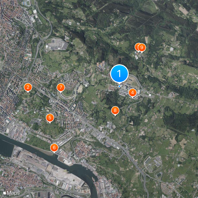 University of the Basque Country Map