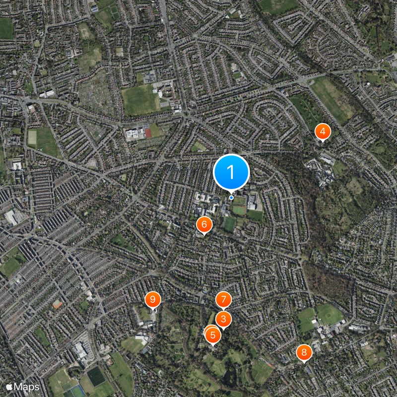 Liverpool Hope University Map