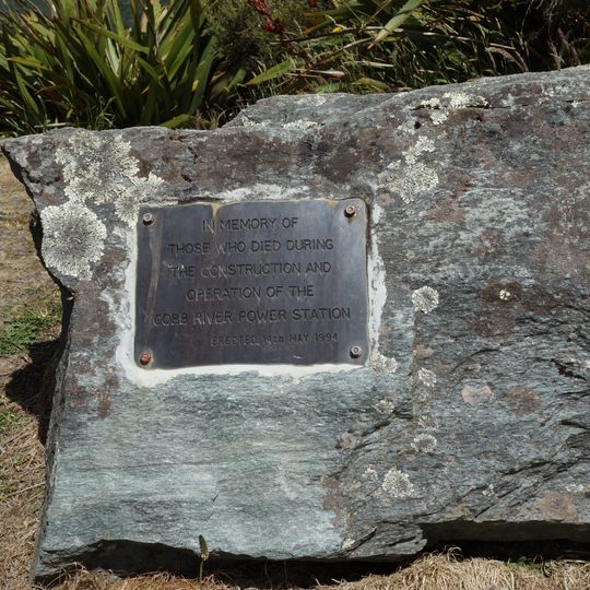 Cobb River Power Station Memorial Plaque