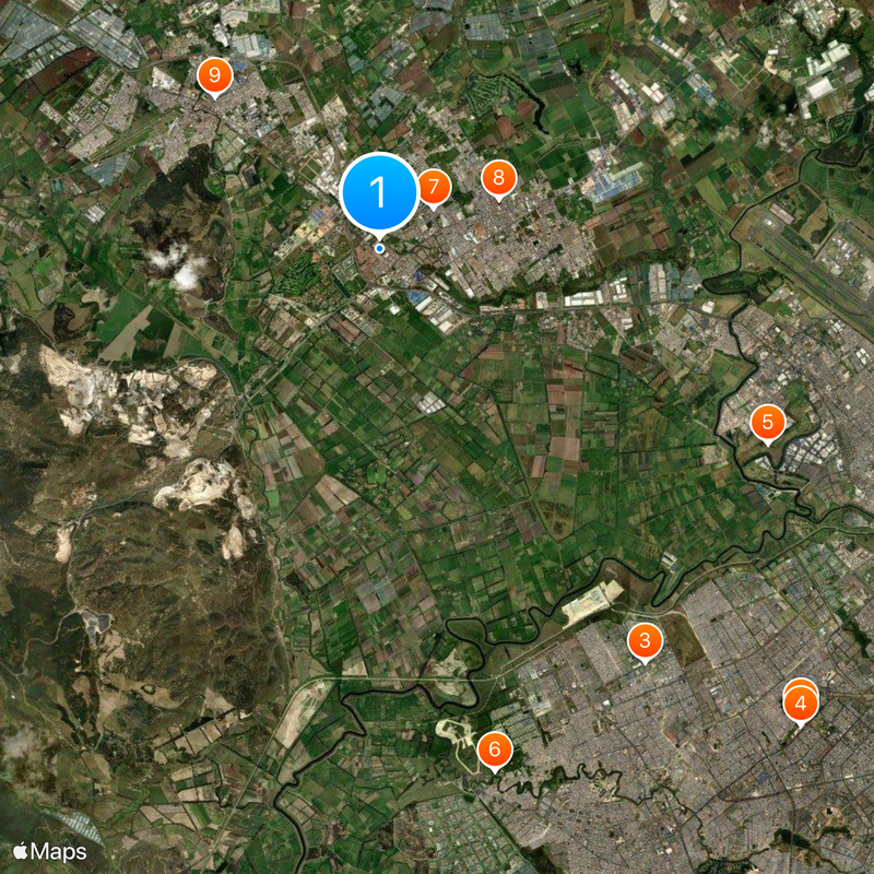 Mosquera Map