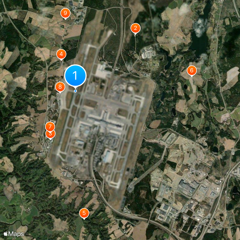 Oslo Airport Map