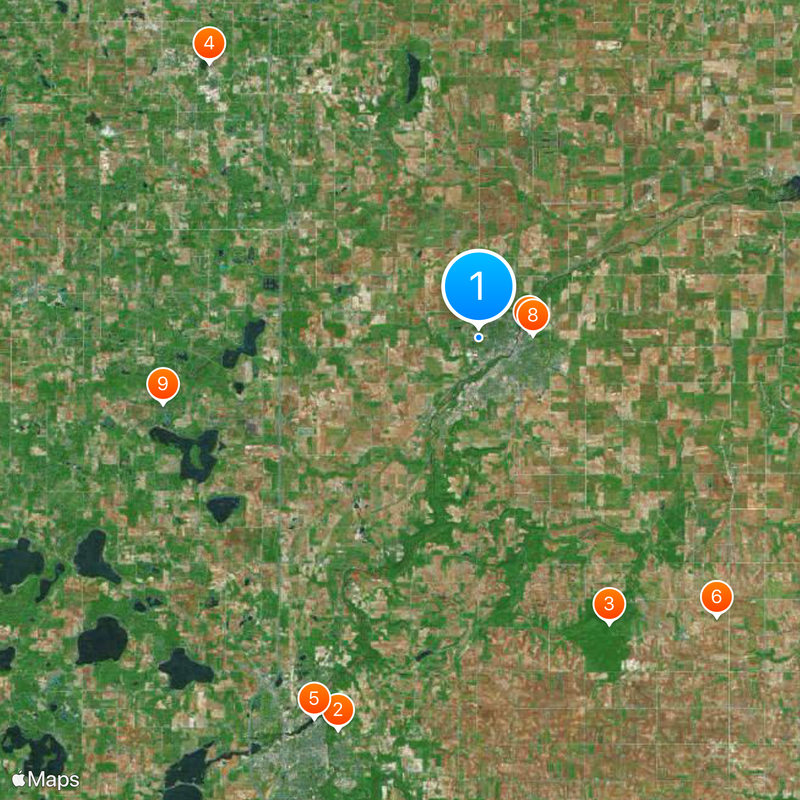 St. Olaf College Map