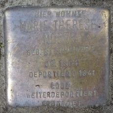 Stolperstein dedicated to Marie Therese Moser